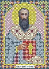 Набор для вышивания бисером Святой Василий Великий 7,3*10,5см (1) 