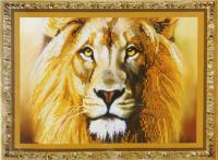 Набор для вышивания бисером "Свет рукоделия" Взгляд льва 26*18см (1) 