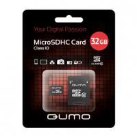 Карта памяти SD micro "Qumo" 32GB Class 10 (1) /с адаптером под SD/