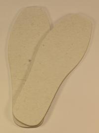 Стельки войлочные белые толстые 9мм 48 размер (10/600)