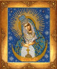 Набор для вышивания бисером "Светлица" Пресвятая Богородица Остробрамская 11,9*15,8см (1) 
